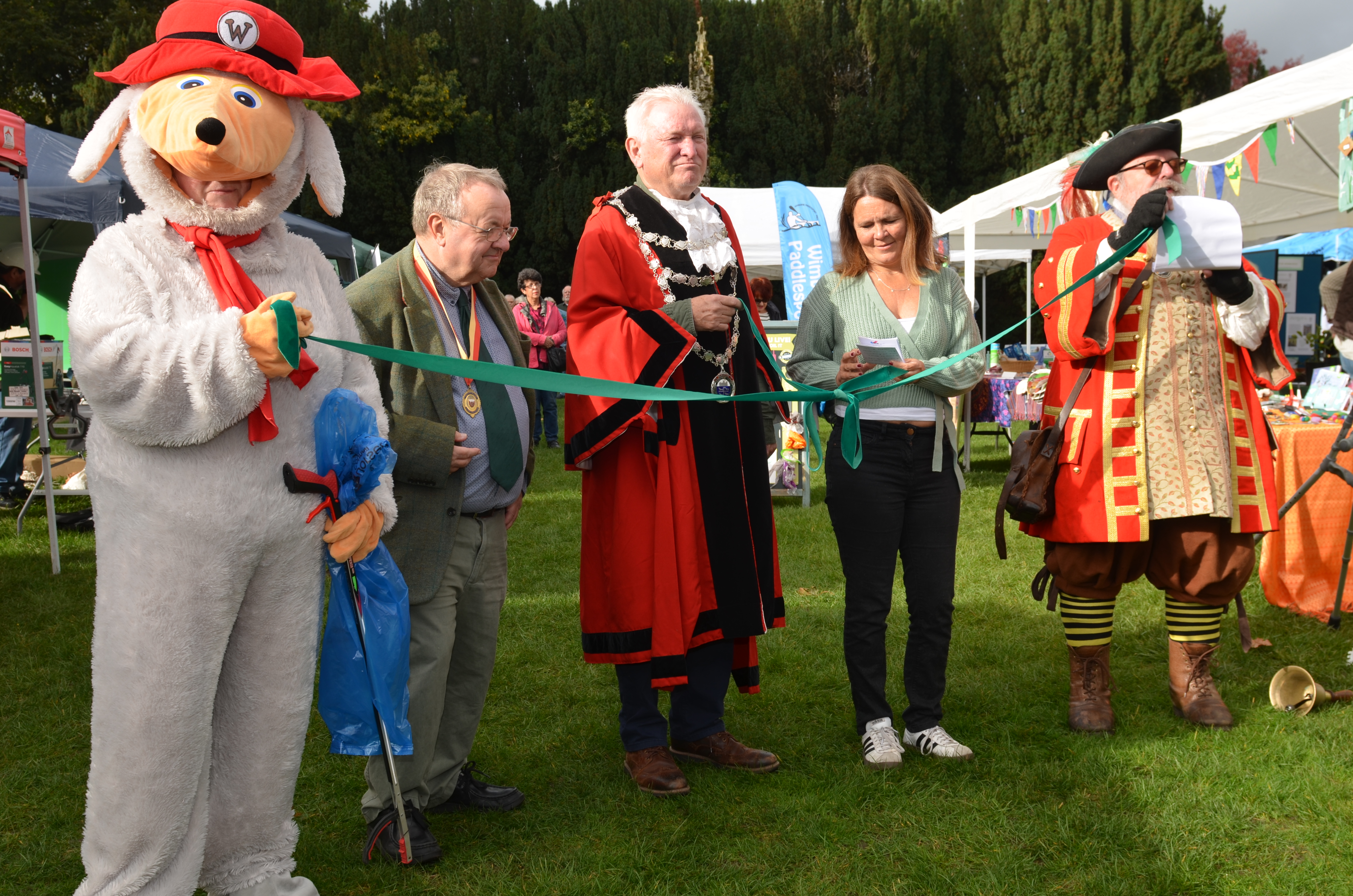 2024 Opening of the Green Festival with Vikki Slade and a Womble